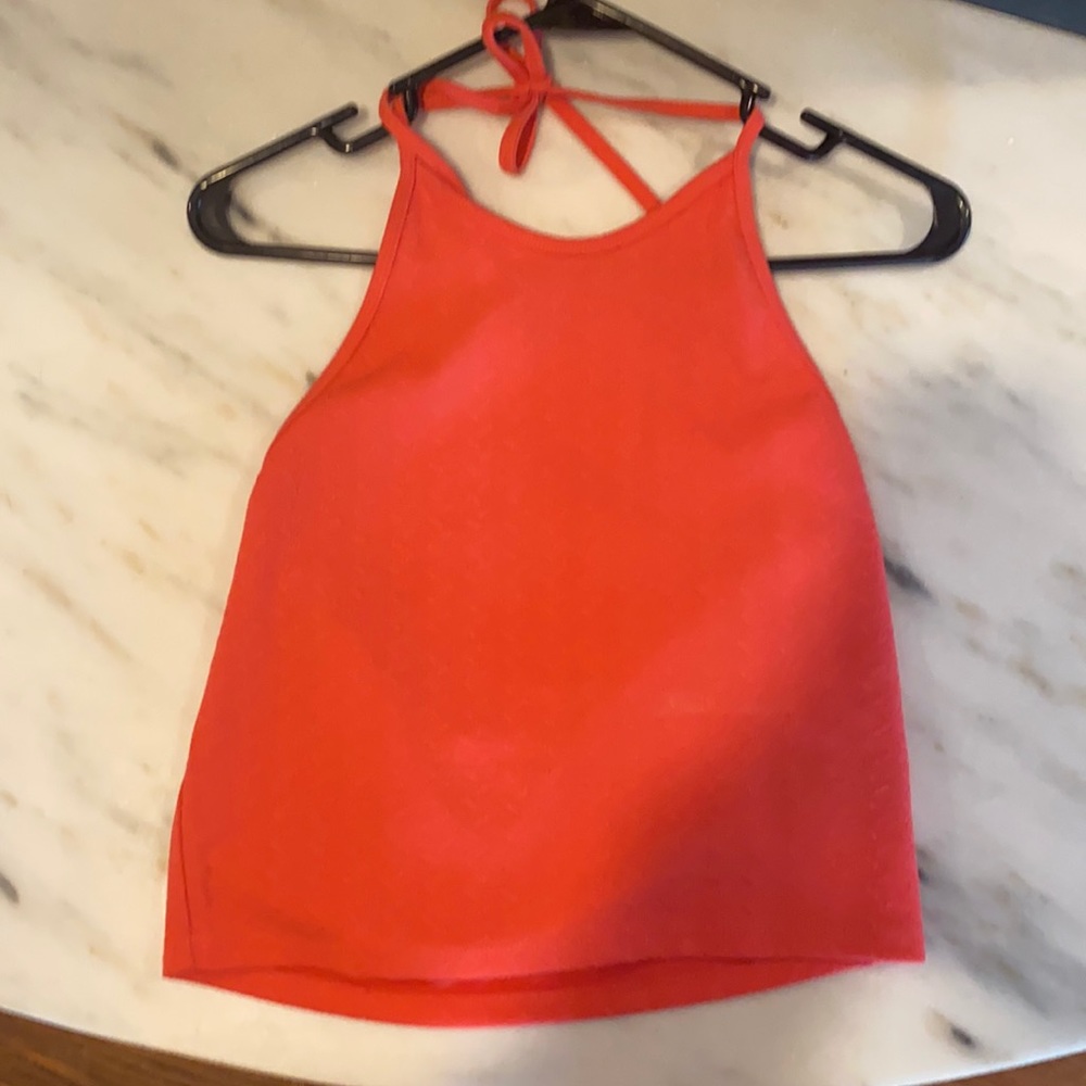 Crop top - peach